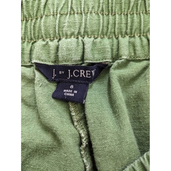 J. Crew Linen-cotton Blend Drawstring Pant Size 8 - Picture 5 of 9